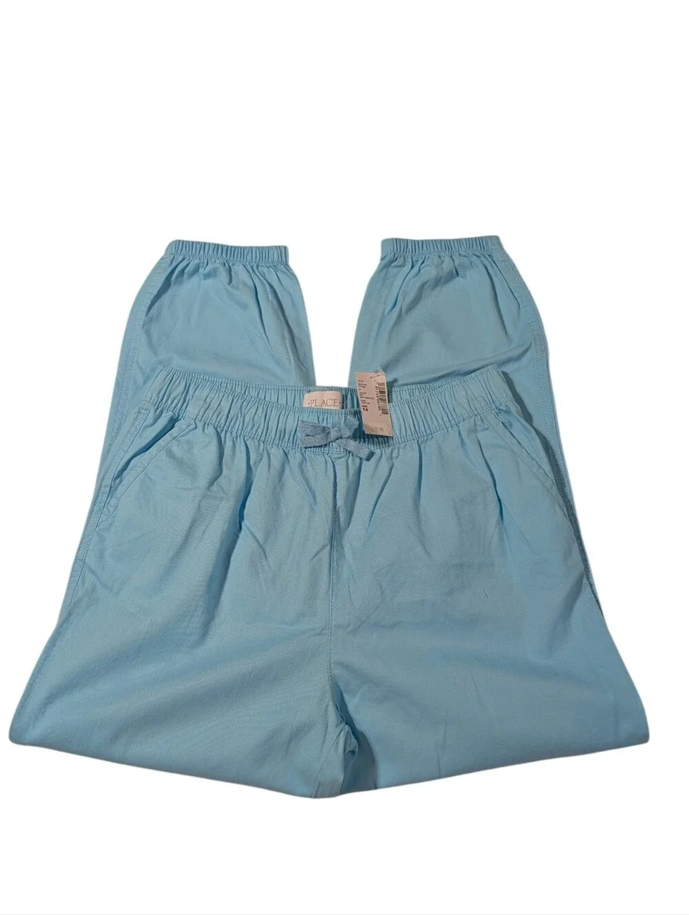 The Children's Place Light Blue Drawstring Jogger Pants Size 14